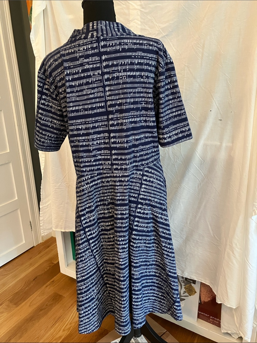 Effie's Heart Navy and White Symphony Dress - Picture 3 of 4